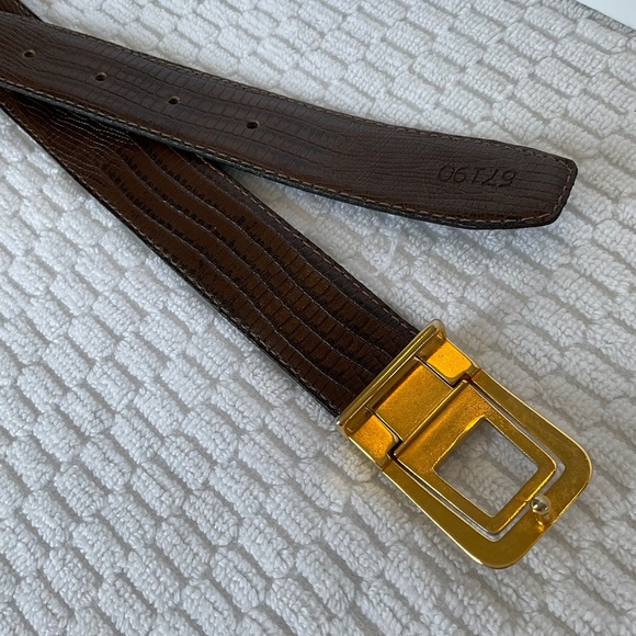 Pierre Cardin Reversible Belt Size 40 Unisex Brown/Black - Picture 9 of 15